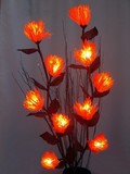 bouquet floral lumineux