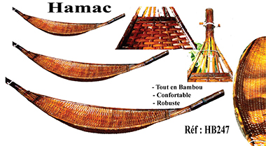 Hamac exotique Bambou